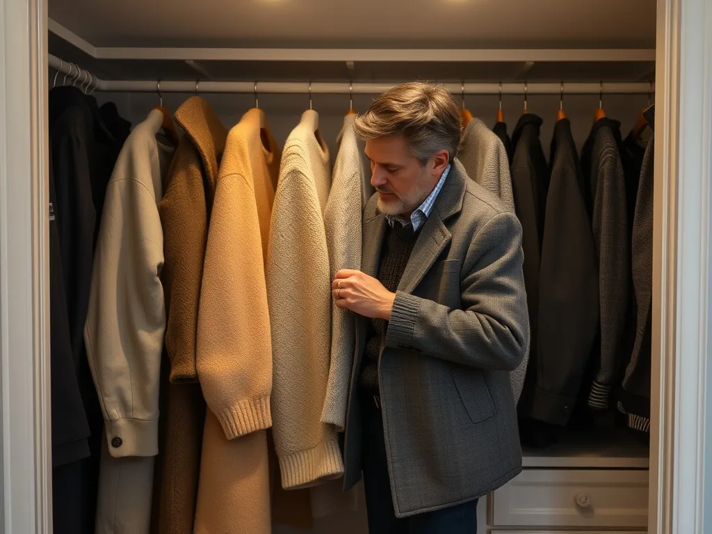 Visuell oversikt over garderobeplanlegging og oppbevaring