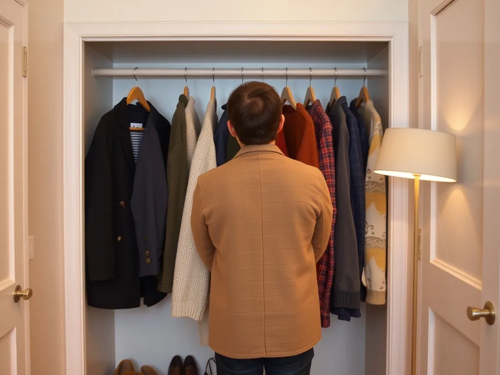 Skjerfholder og tilbehørorganisering